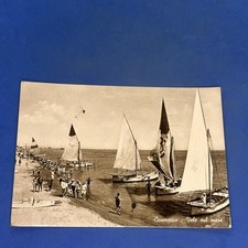 CESENATICO VELE SUL MARE Bianco e nero Cartolina