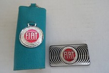 Portachiavi badge adesivo Fiat 500 600 vintage