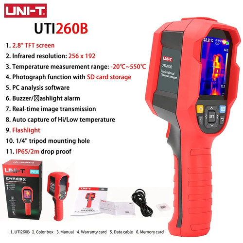 Termocamera uni uti260b - uni-t,