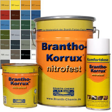 Brantho Korrux nitrofest, 400ml 750ml 5l, vernice antiruggine anticorrosione RAL selezionabile