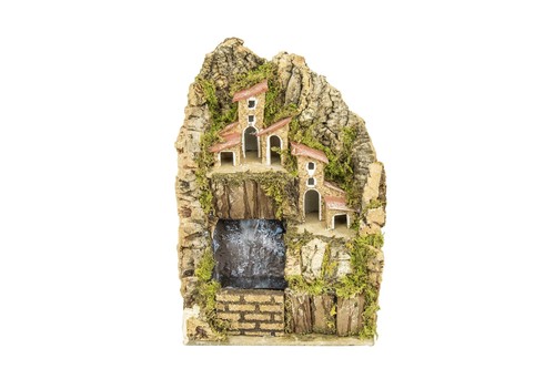 Cascata con casette - , per