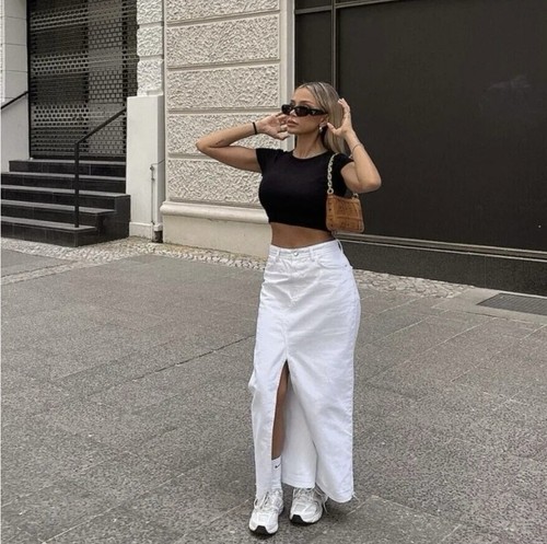 Maxi gonna zara denim - gonna,