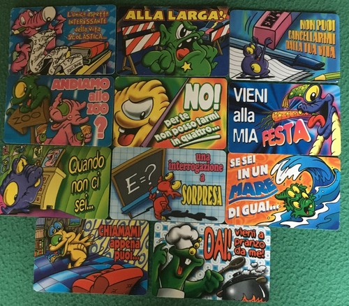 Lotto carte plastificate - carte,