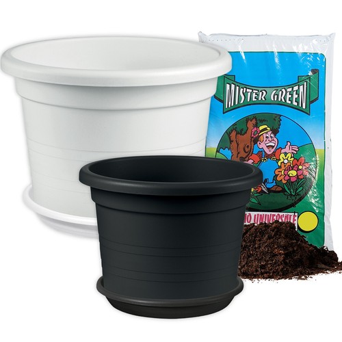 Vaso cilindro per giardino - per,