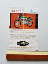 Malaguti Cross Roncobilaccio 50 1968 depliant italiano originale