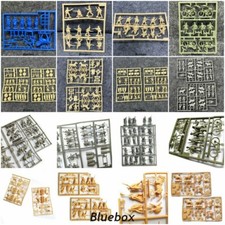 Lotto scala 1:72 HaT fanteria tedesca milizia russa cavalleria soldati carri giocattoli