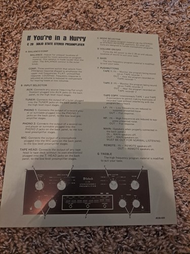 Preamplificatore stereo - , a