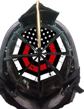 Elmetto Pompiere Bandiera 8