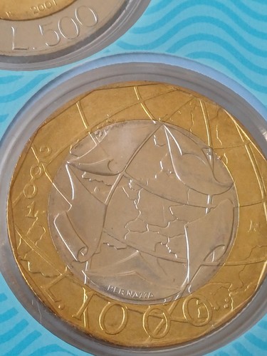 1000 lire bimetallica - 1000,