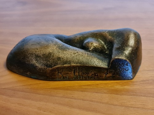 Scultura bronzo firmata - in,