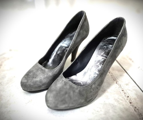 Scarpe tacco grigie - scarpe,
