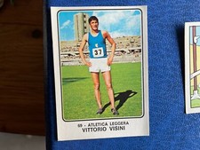 PANINI CAMPIONI DELLO SPORT  1973 VISINI N 69  CON VELINA ORIGINALE