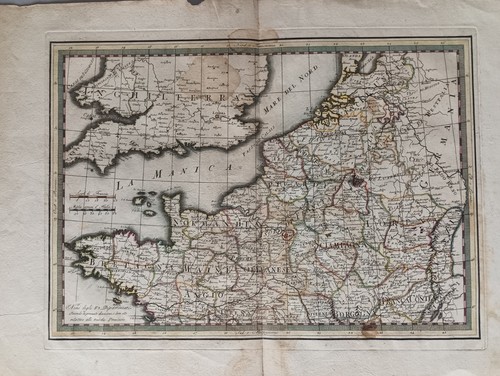 Rara carta geografica antica - rara,