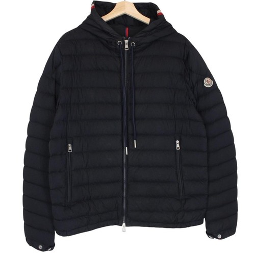 Piumino moncler eus blu navy - moncler,