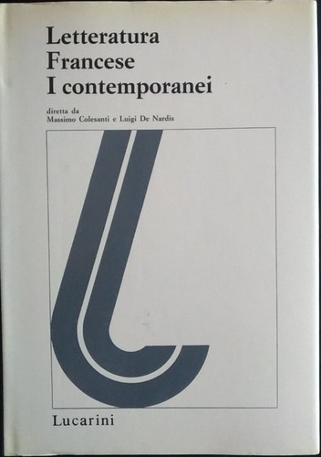 Letteratura francese i - letteratura, francese.