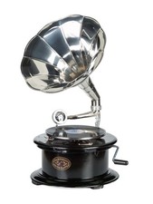 Grammofono vintage completo di