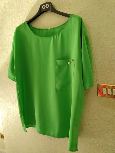 Camicia donna verde prato