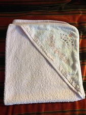 PROMO! Accappatoio Quadrato neonata principessa in puro cotone 75x75 cm Bebè ?