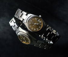 BAUME & MERCIER LADIES BAUMATIC DATE AUTOMATIC DATEJUST STYLE OYSTER BAND 26MM