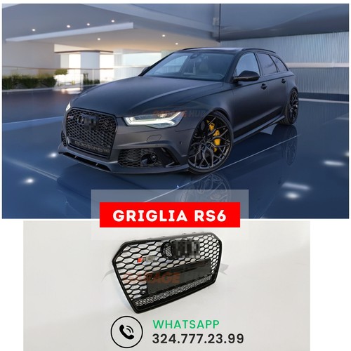 Griglia total black - black, "quattro"