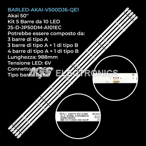 Kit barre strip led - 5, 10