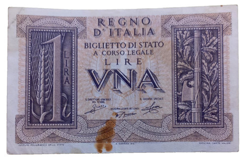 Lira regno italia - regno, 1939
