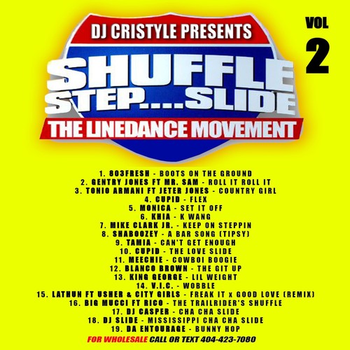 Shuffle step slide - step,