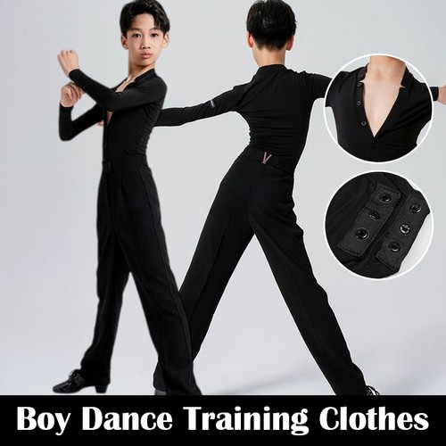 Boy latin dance neck - boy, v-neck