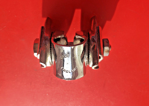 Morsetto sella cromato brooks - morsetto,