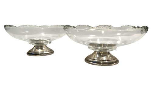Coppia corona argento sterling