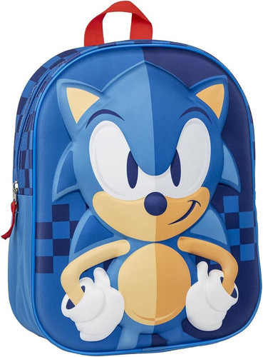 Zaino per bambini sonic - 3d,