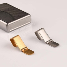 2pz Cerniera Metallo Ottone Acciaio Ricambio Riparazioni Parte Strumento Per Accendini Zippo