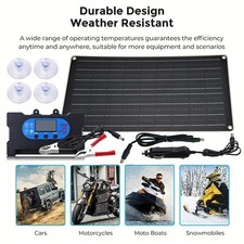 Kit Ricarica Solare 40W con Regolatore Fotovoltaico per Prestazioni Migliori