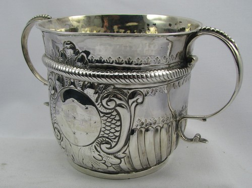 Porringer argento massiccio - in,