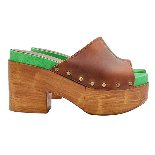 Zatterone pelle color cuoio - color,