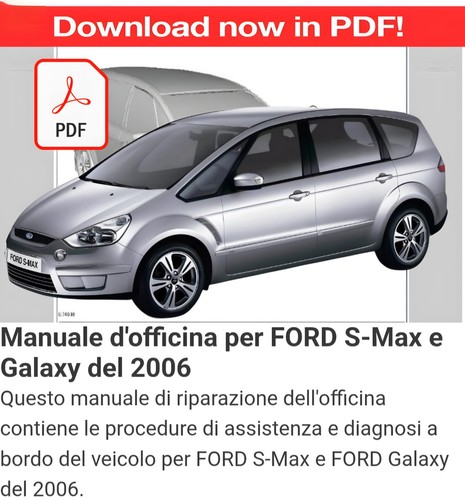 Manuale officina per ford - manuale,