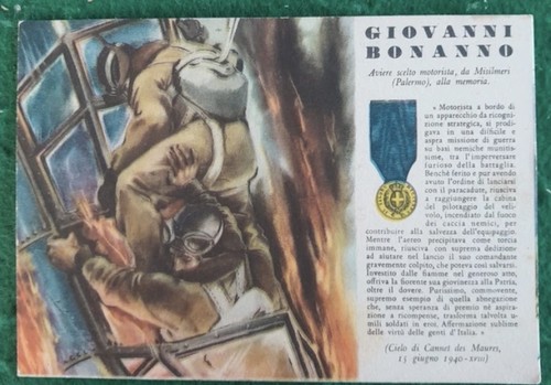 Cartolina medaglia oro valore - cartolina,