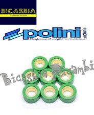 10493 - KIT RULLI VARIATORE POLINI 23 X 12,8 20,2 SUZUKI 400 BURGMAN K3 K4 K5 K6