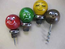 3 Vintage Novelty 'Face'