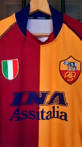 Maglia roma 2001 2002 totti - maglia,