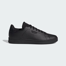 SCARPE ADIDAS URBAN COURT UOMO NERO TOTAL BLACK JI1049 ORIGINALI