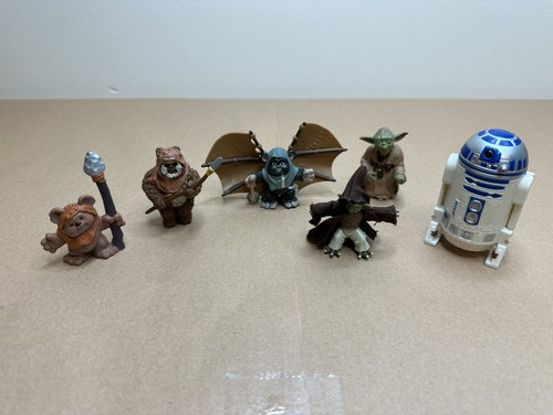 Lotto figurine star wars ewok - figurine,