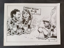 Tavola originale Adria Bologna 0-2 Brescianini, Scapolo, Carisbo - Gino Pallotti