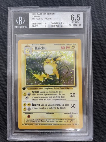 Raichu set base - ita, prima