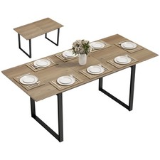 Homcom tavolo pranzo - tavolo, da