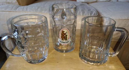 Set vintage glasses beer - of,