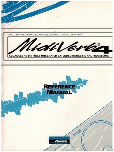 Midiverb4 manuale reference - midiverb4,
