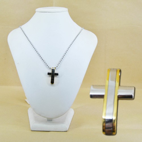 Collana con croce - con, in