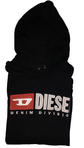 Felpa diesel uomo nera - diesel,