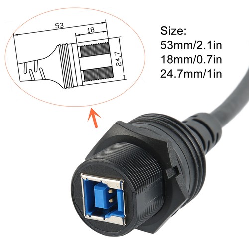 Cavo prolunga dati stampa usb - cavo,